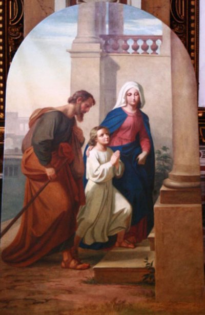 Holy Family by Melchior Paul von Deschwanden